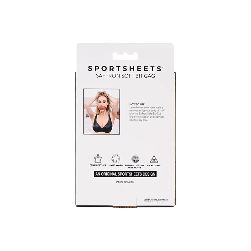 Sportsheets - Knebel Do Ust Z Miękką Poduszką